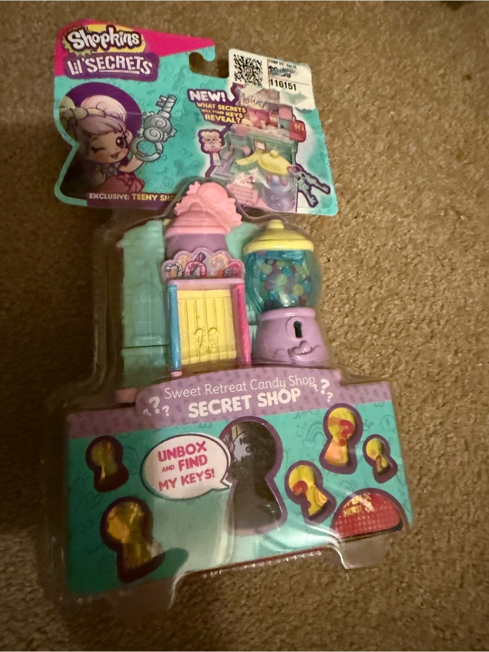 Shopkins Sweet Retreat Candy Shop Playset - Pink, Purple, Teal, Yellow